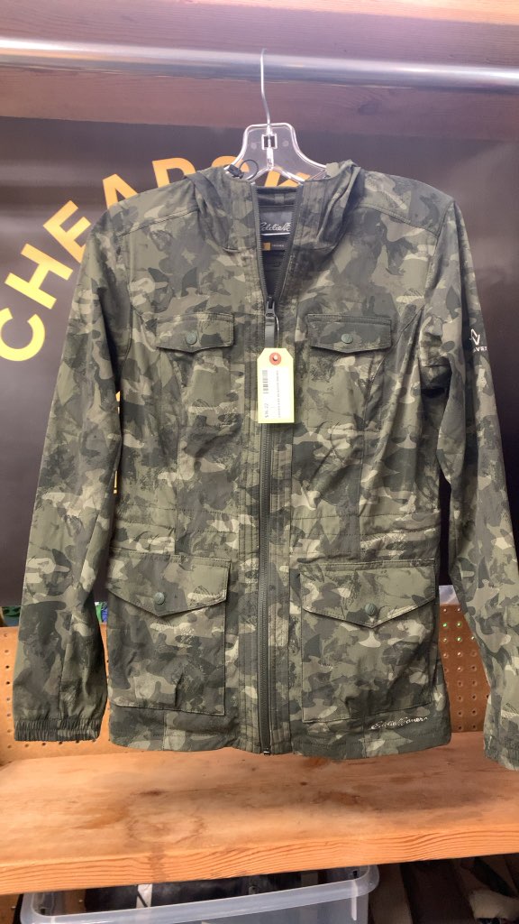 Eddie Bauer Travex Ladies Camo Jacket Shell - Size XS