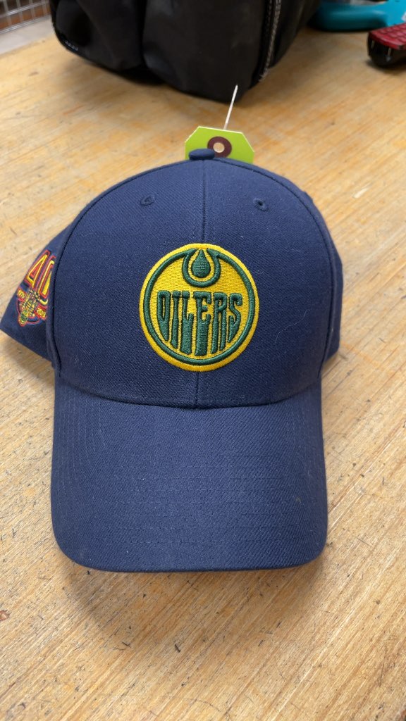 Edmonton Oilers 40th Anniversary Blue Snapback Hat