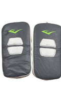 Everlast Isoplate Boxing Pads - White/Grey/Green