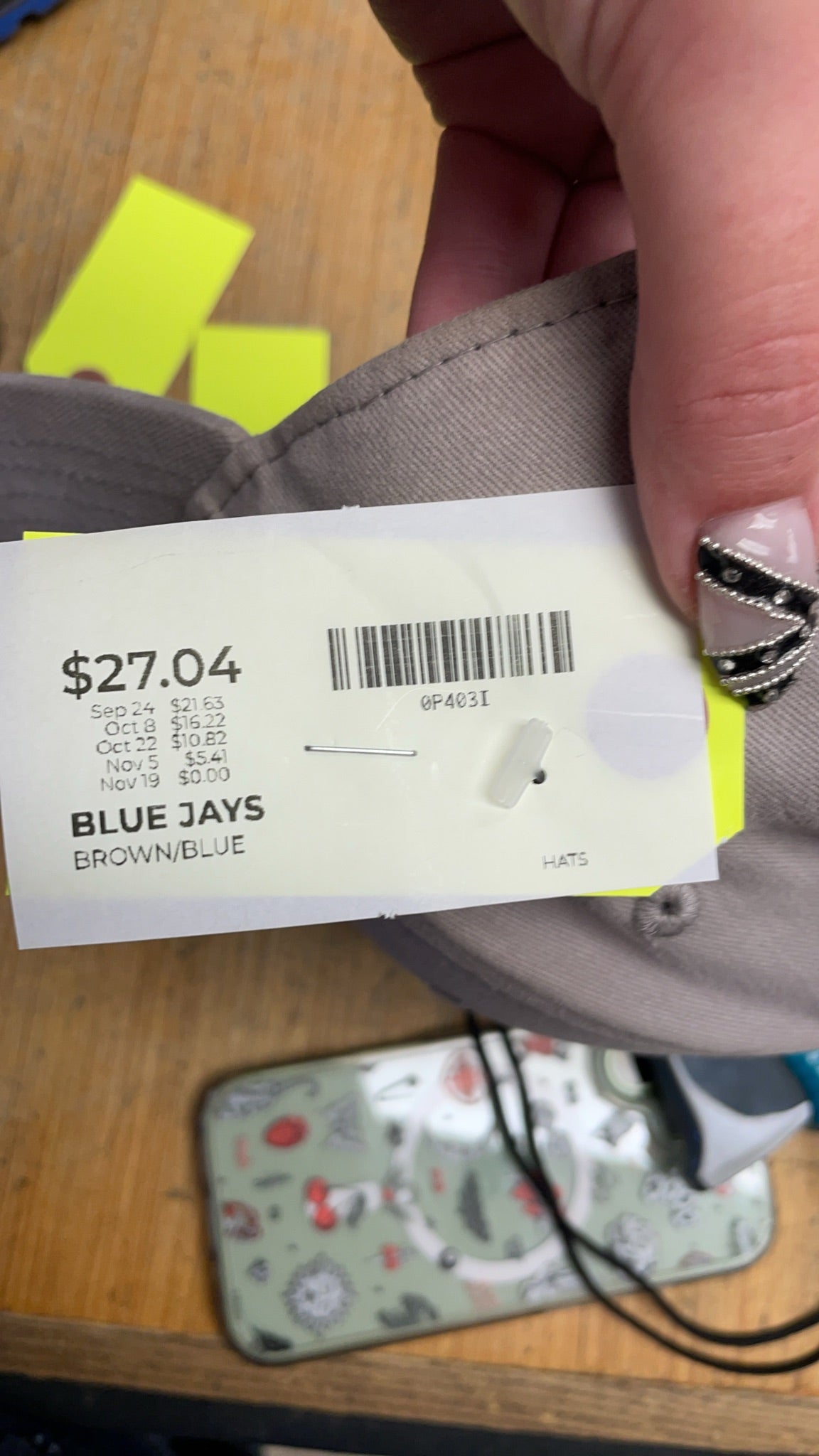 Fan Favorite Toronto Blue Jays Adjustable Hat Brown/Blue