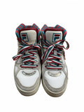 Fila Teratach Size 6 Cream/Red/Green High-Top Sneakers