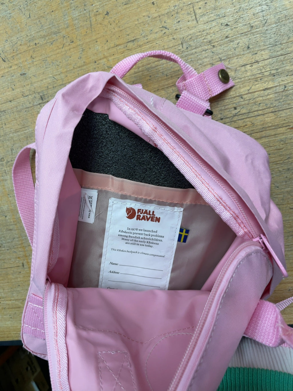 Fjallraven Kanken Mini Pink Backpack