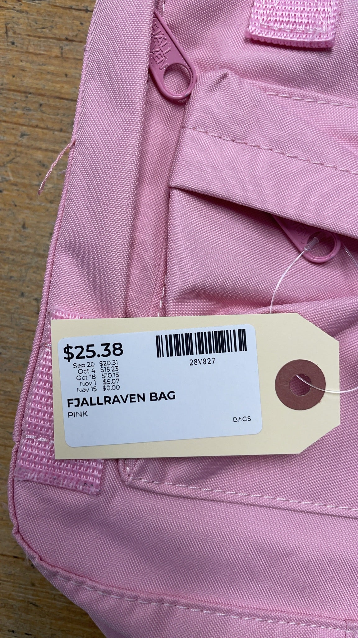 Fjallraven Kanken Mini Pink Backpack