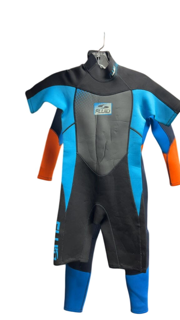 Fluid Junior Size 10 Wetsuit - Black/Blue