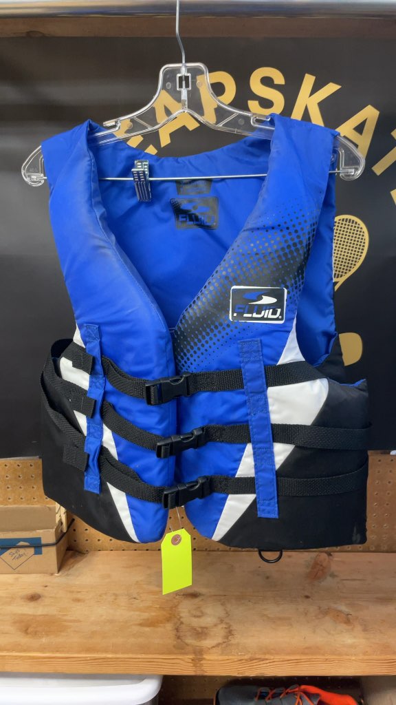 Fluid Life Jacket - Blue/Black - Size X-Large