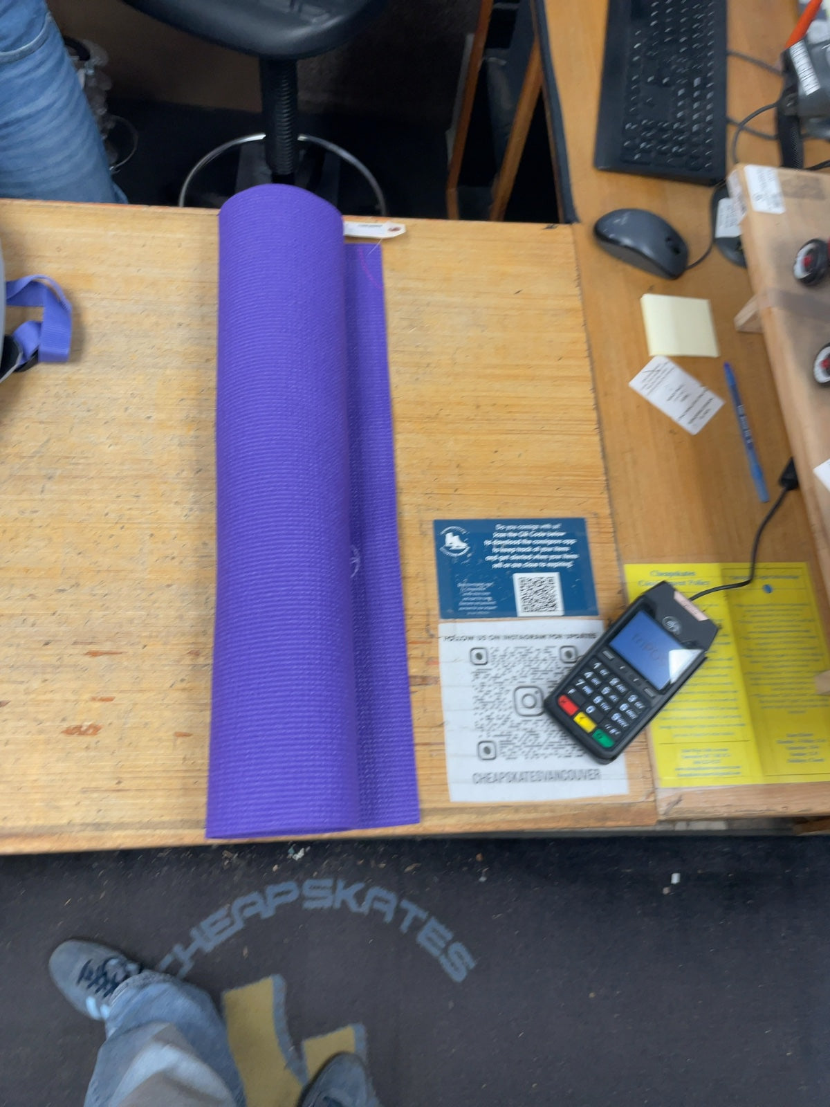 Gaiam Yoga Mat Purple