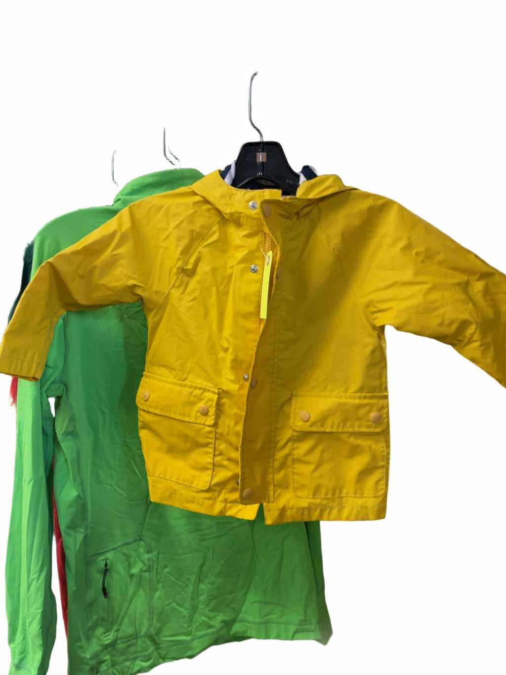 Gap Rain Jacket Size 3 Yellow Hooded