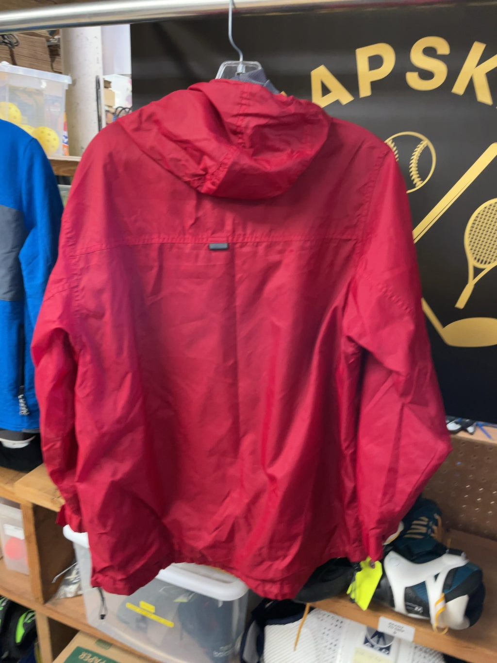 Gap Rain Jacket XXL (14-16) Red