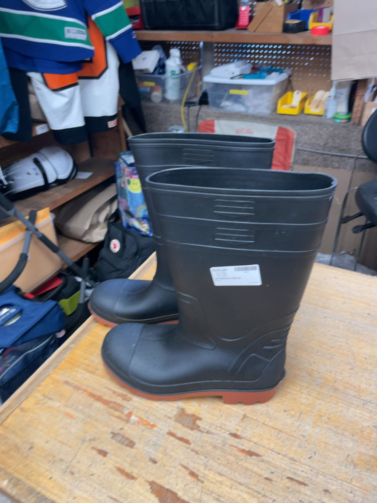 Generic Rain Boots Size 10 Black