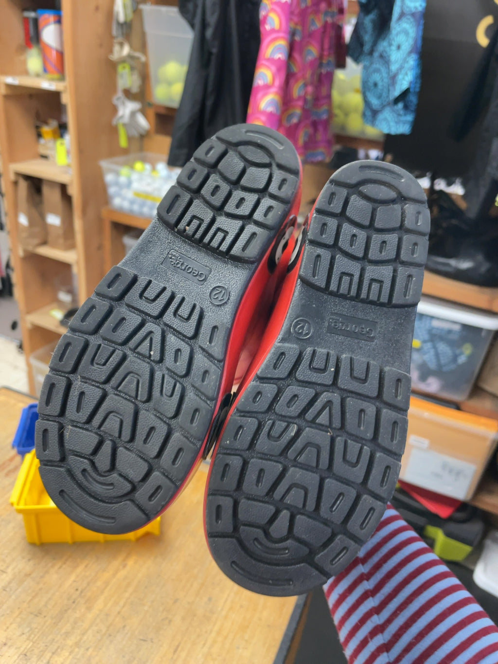 George Firetruck Size 12C Red Rain Boots