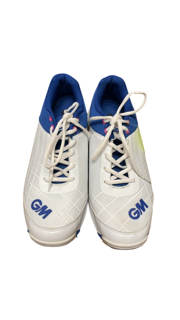 GM Cricket Shoes Size 14 White/Blue