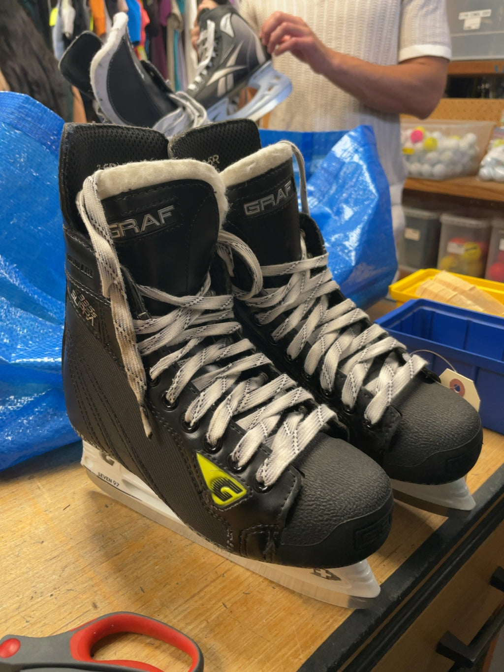 Graf Supra 335S Size 3.5R Hockey Skates