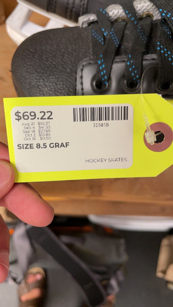 Graf Supra Hockey Skates Size 8.5
