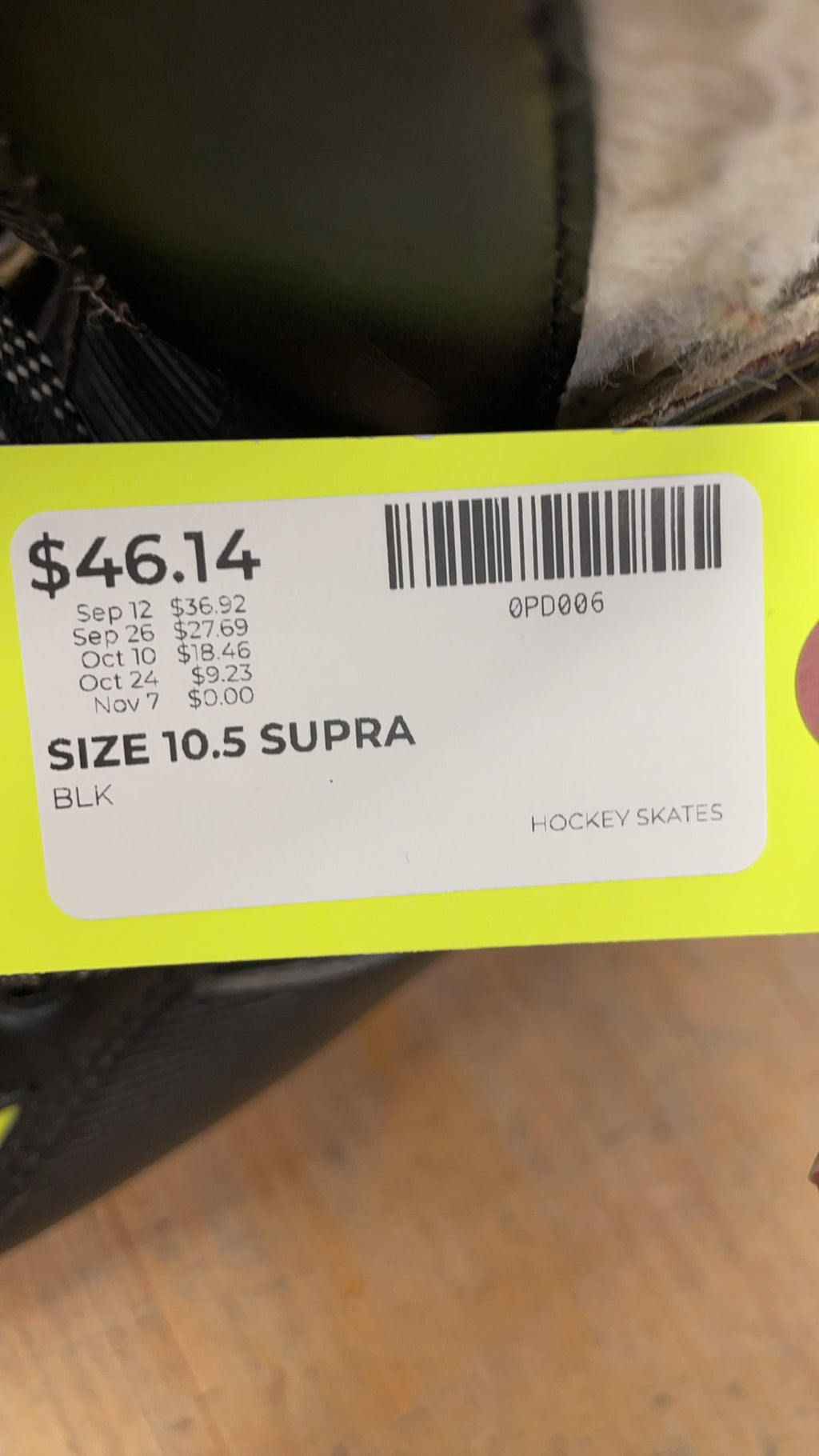 Graf Supra Size 10.5 Hockey Skates