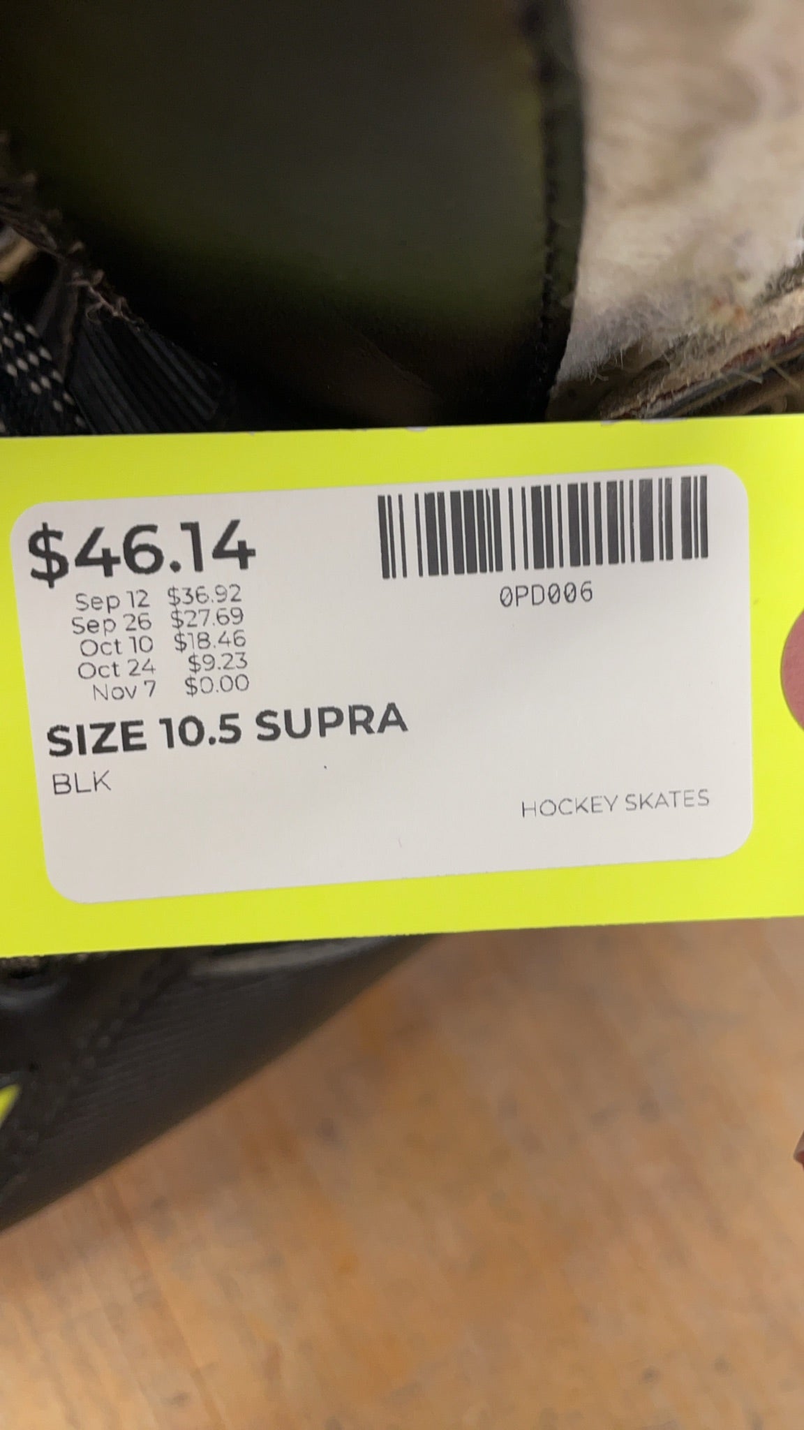 Graf Supra Size 10.5 Hockey Skates