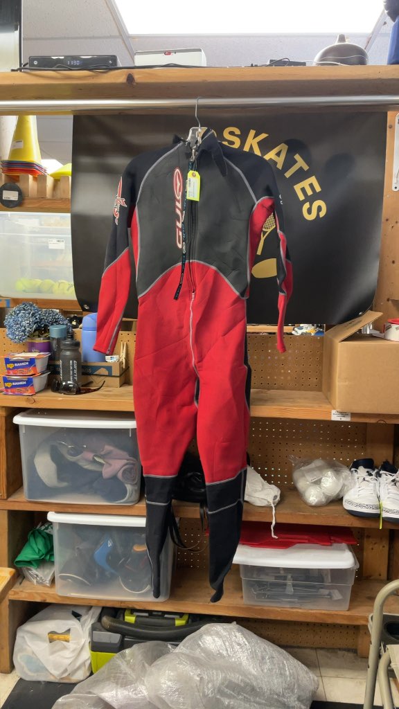 Gul Full Length Wetsuit - Red/Black