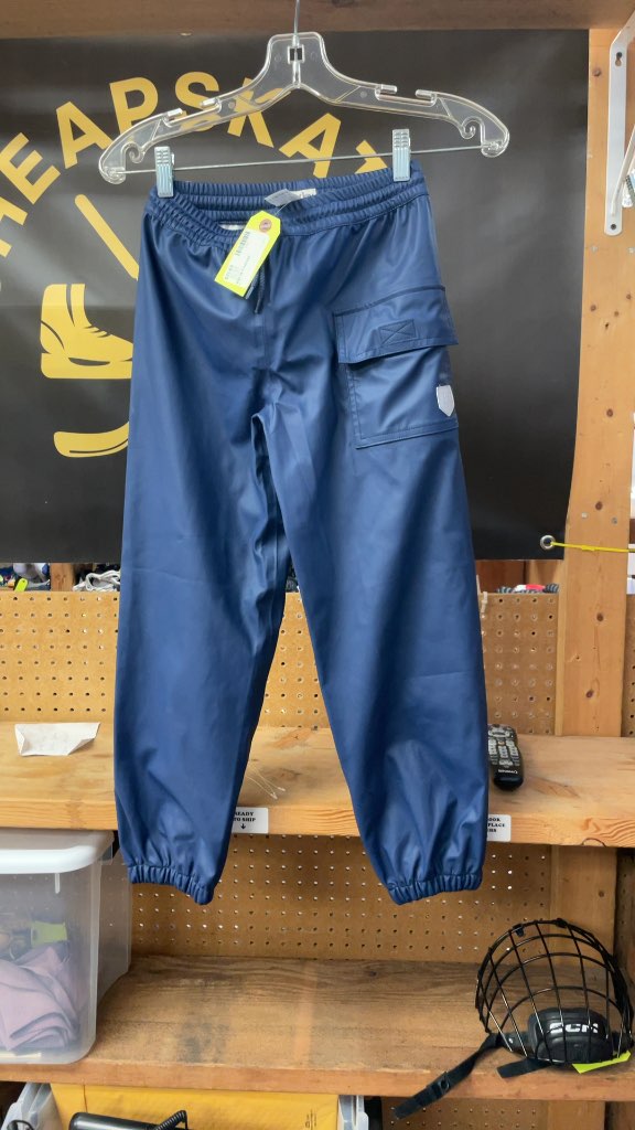 Hatley Junior Rain Pants - Blue, Size 7