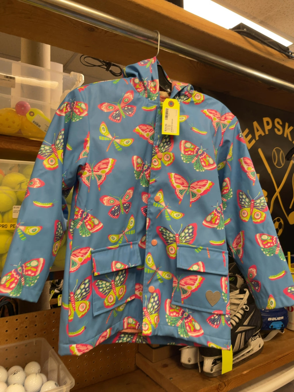 Hatley Rain Jacket Junior 8 Butterfly Print