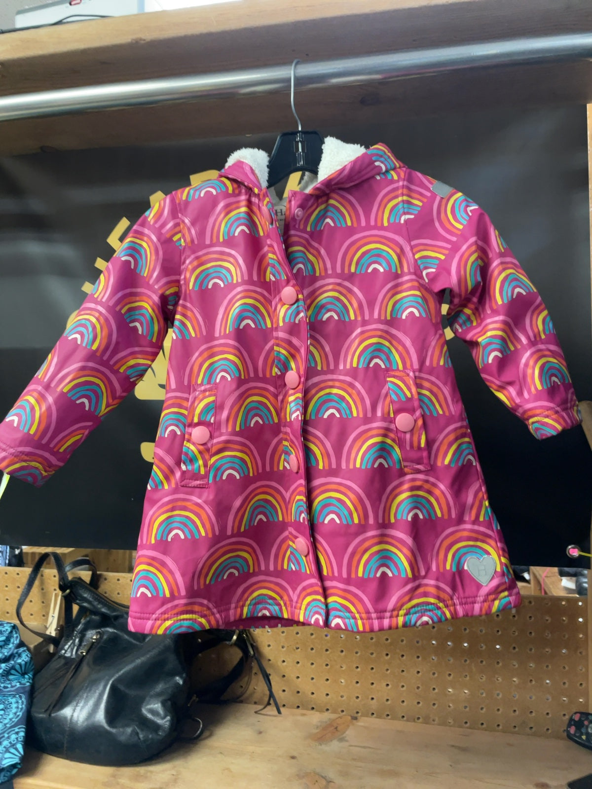 Hatley Rainbow Size JR 5 Rain Jacket