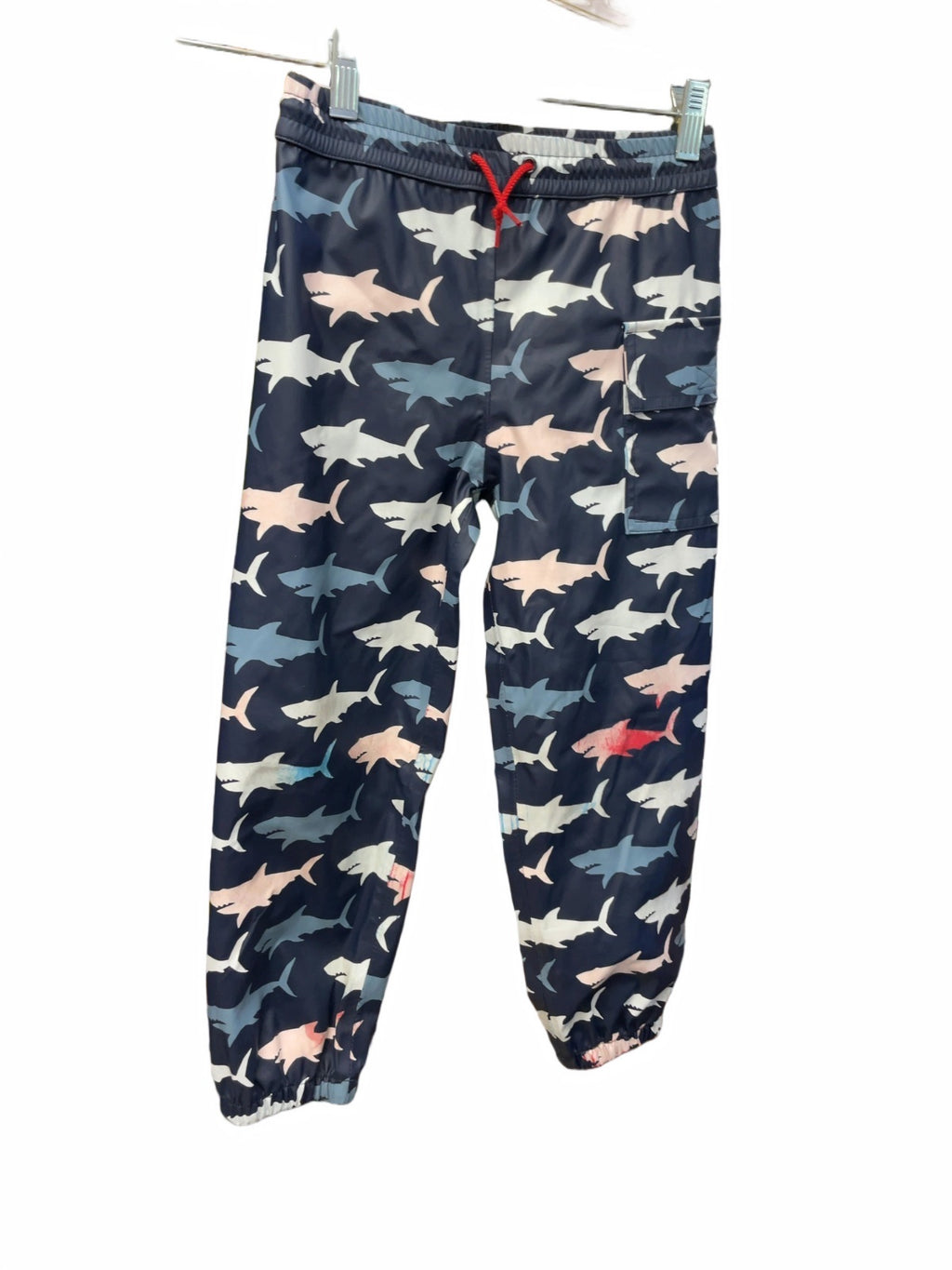 Hatley Sharks Size JR 6 Rain Pants