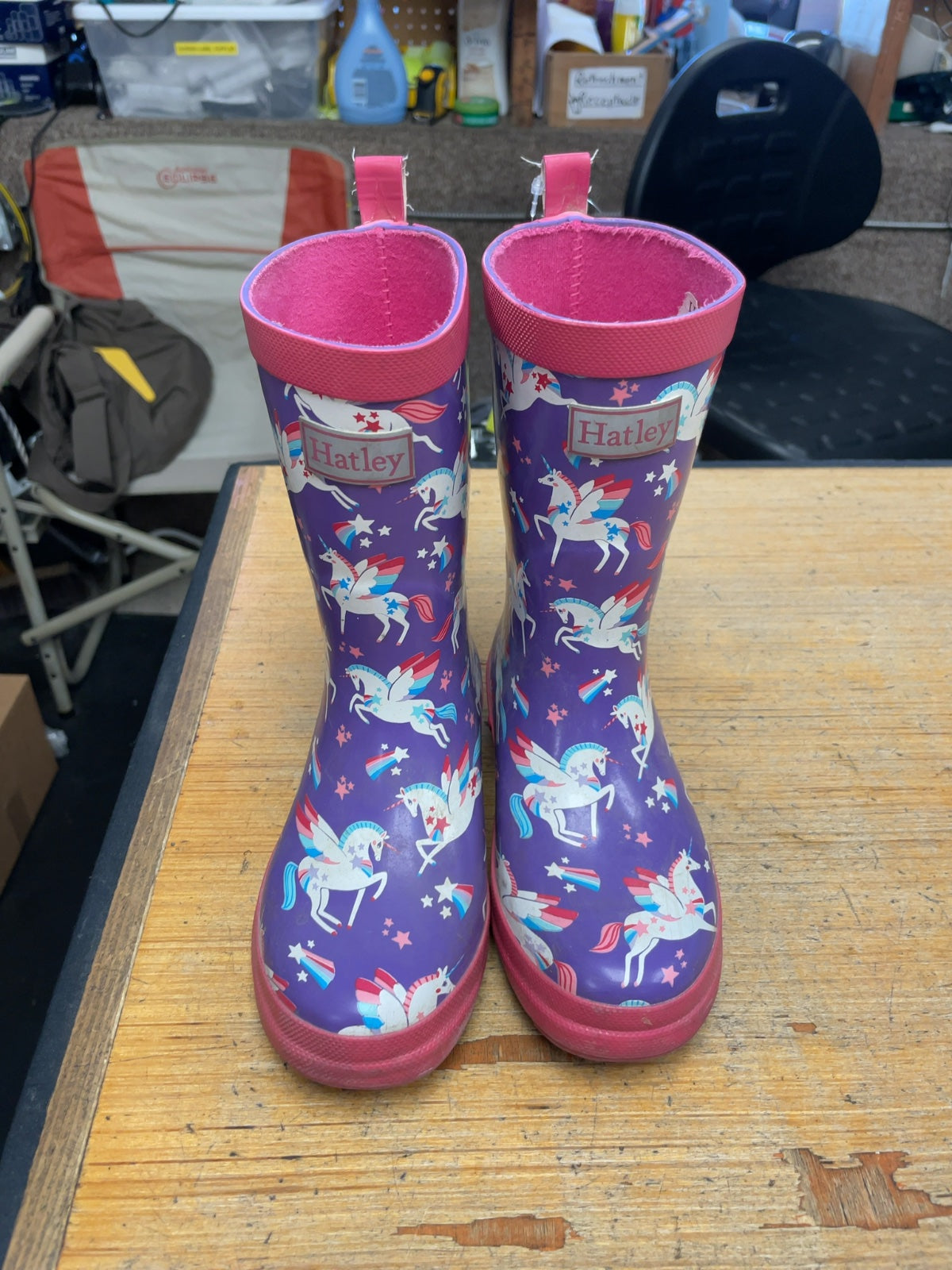 Hatley Unicorn Rain Boots Size 13C