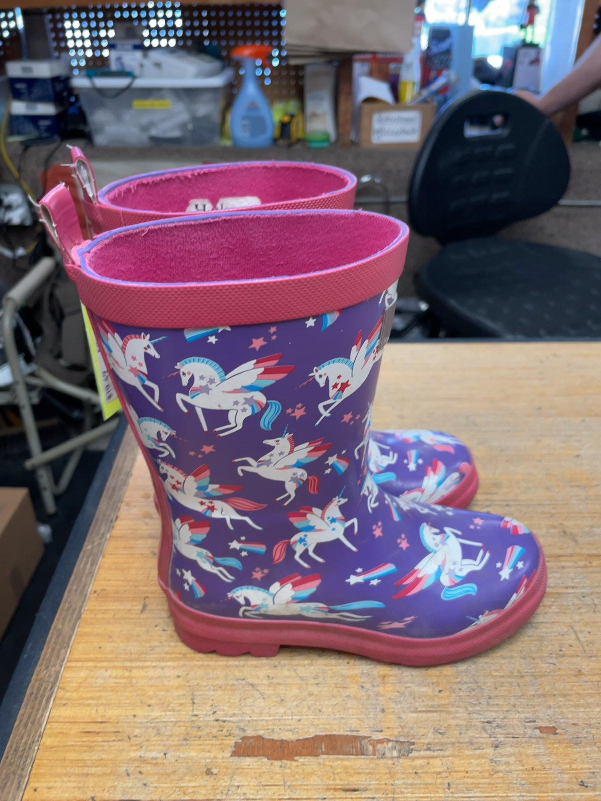 Hatley Unicorn Rain Boots Size 13C