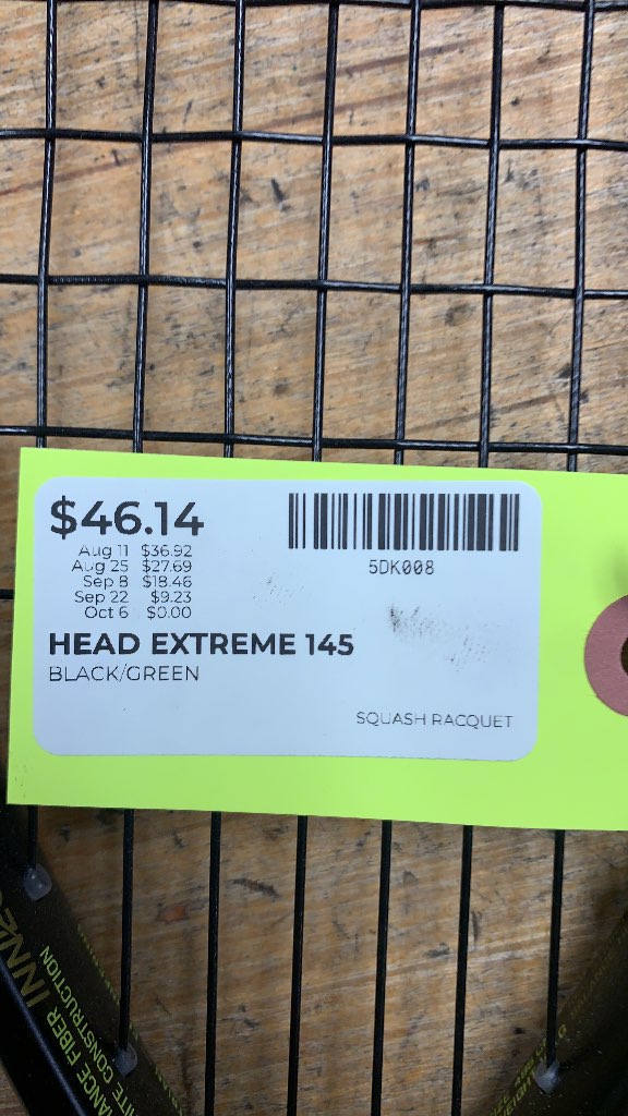 Head Extreme 145 Squash Racquet