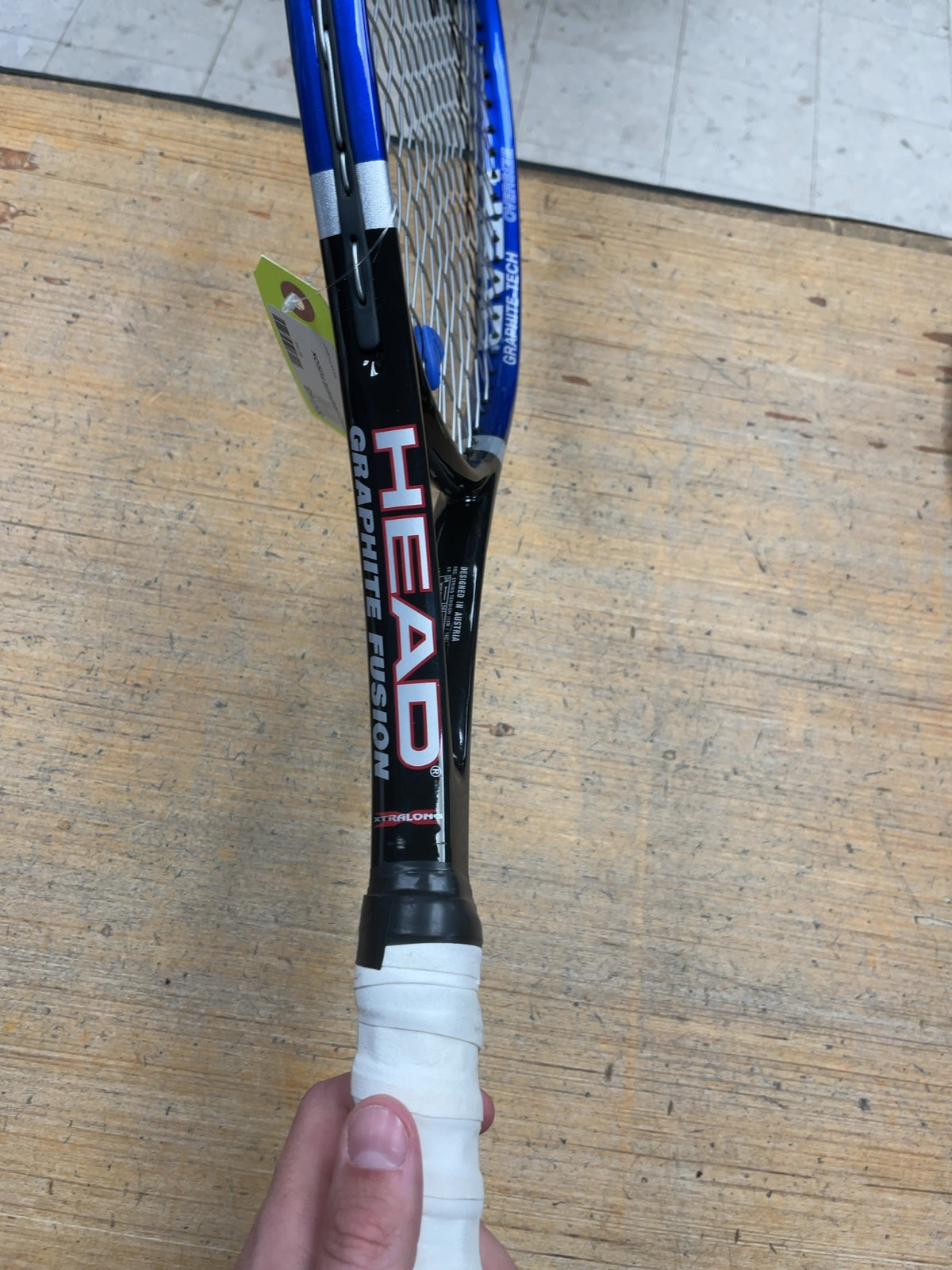 Head Graphite Fusion 4 1/2 - 4 Oversize Xtralong Tennis Racquet