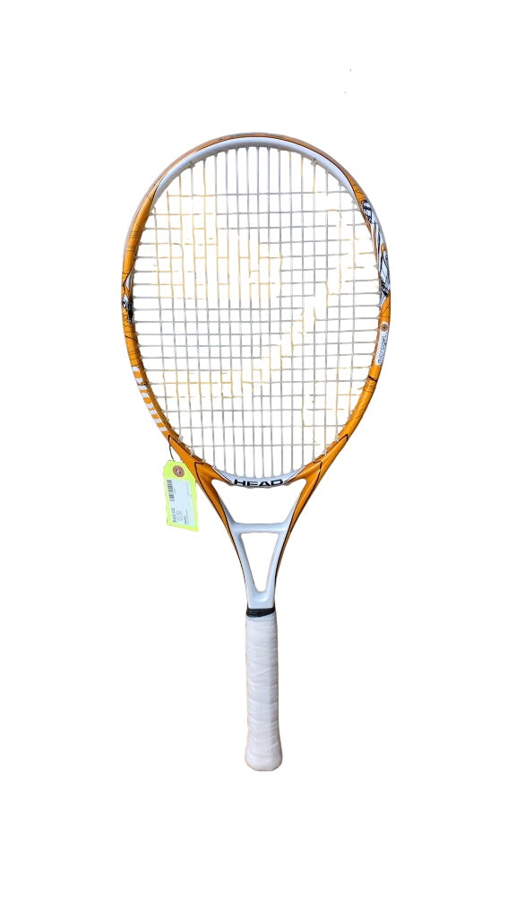 HEAD Microgel Tennis Racquet - White/Orange