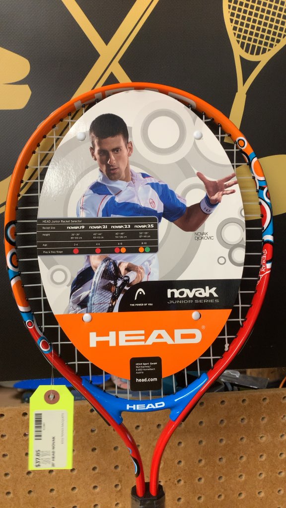 Head Novak 21 Junior Tennis Racquet