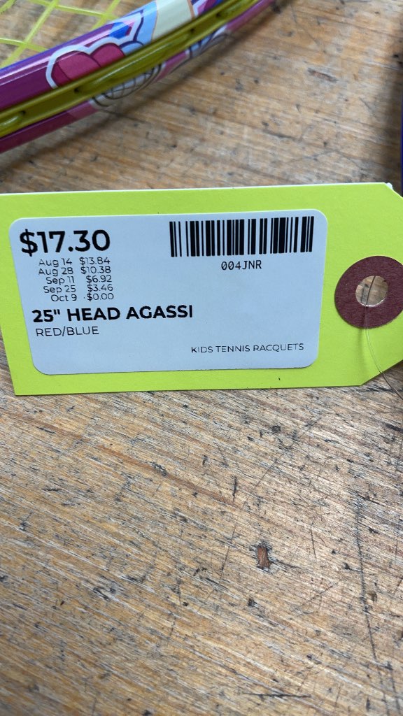 Head Ti.Agassi 25" Kids Tennis Racquet