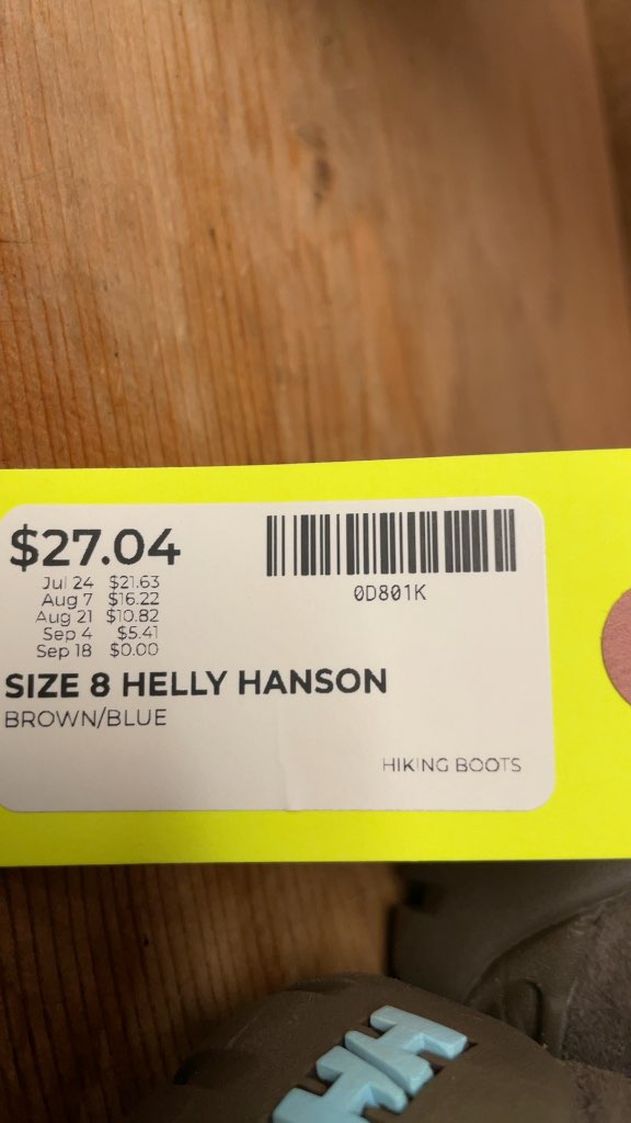 Helly Hansen Infinity Fit Hiking Shoes - Size 8