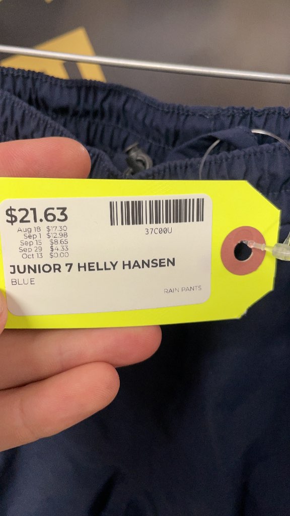 Helly Hansen Junior Rain Pants