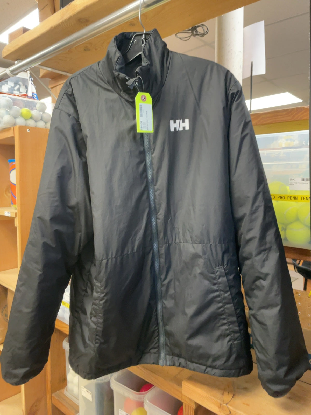 Helly Hansen Rain Jacket Size XL Black