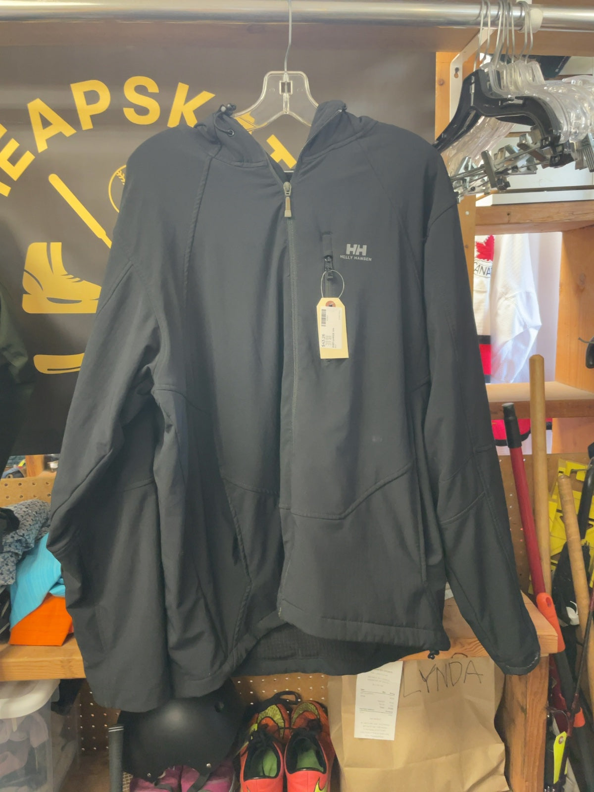 Helly Hansen Shell Jacket Size L Black