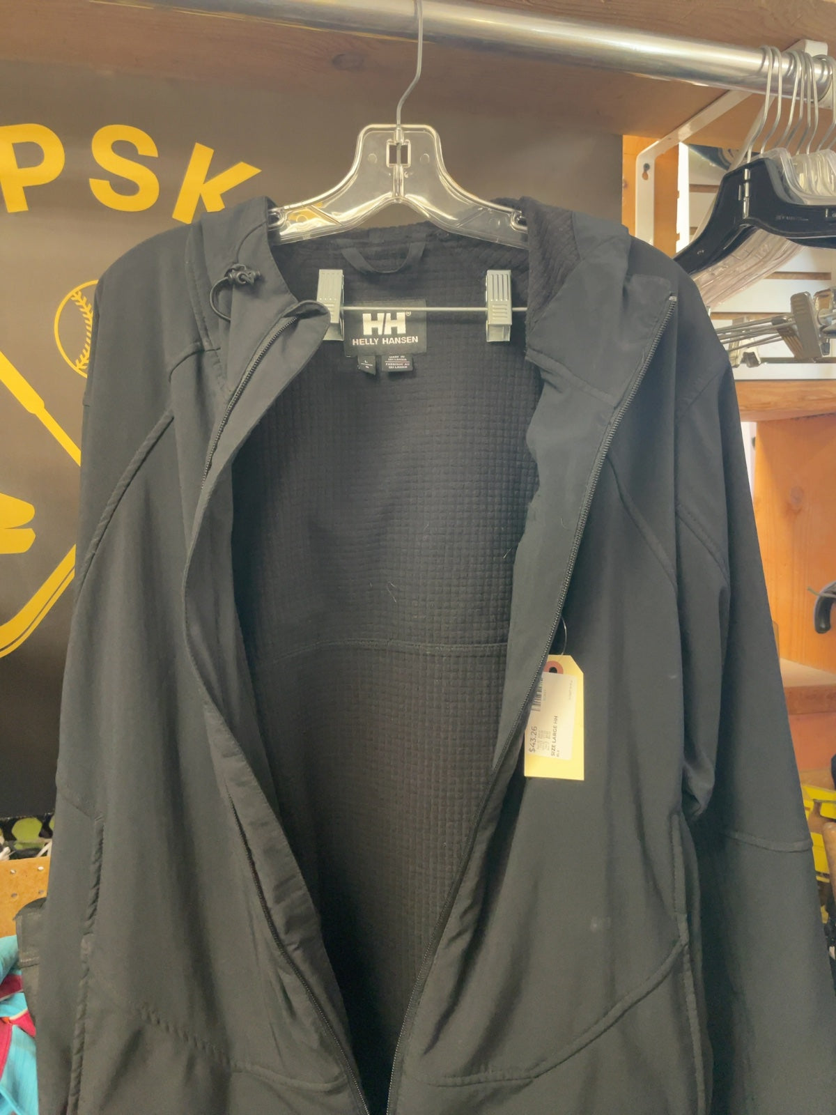 Helly Hansen Shell Jacket Size L Black