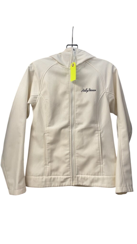 Helly Hansen Women's Small White Softshell Hooded Jacket