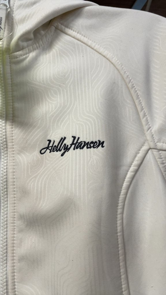 Helly Hansen Women's Small White Softshell Hooded Jacket