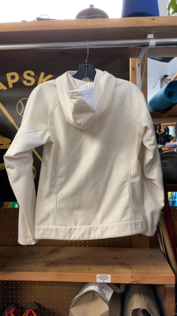 Helly Hansen Women's Small White Softshell Hooded Jacket