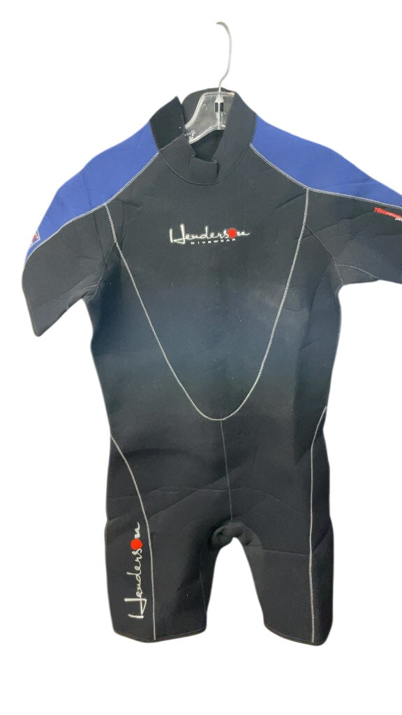 Henderson 3mm Shorty Wetsuit - Black/Blue - Size Large