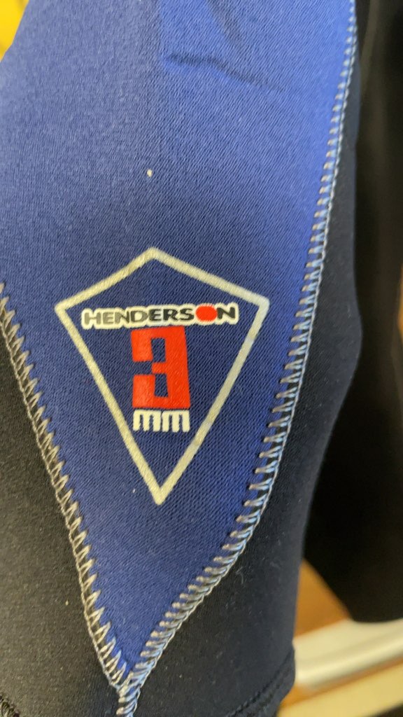 Henderson 3mm Shorty Wetsuit - Black/Blue - Size Large