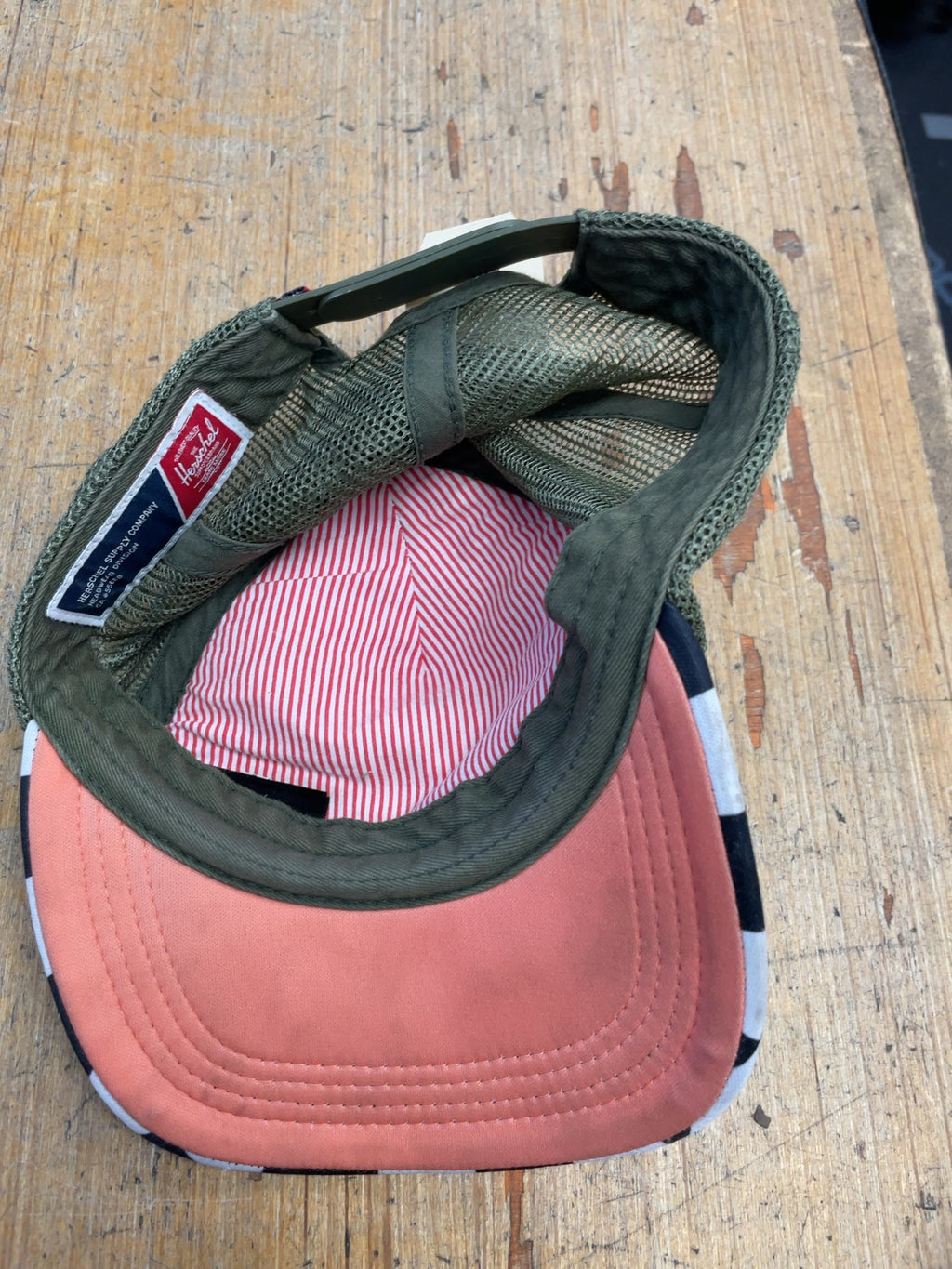 Herschel Camo Checkered Snapback Hat