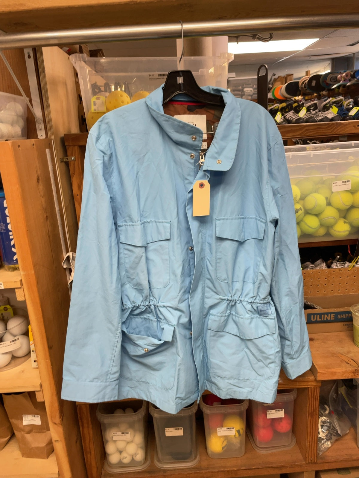 Herschel Jacket Shell Medium Blue