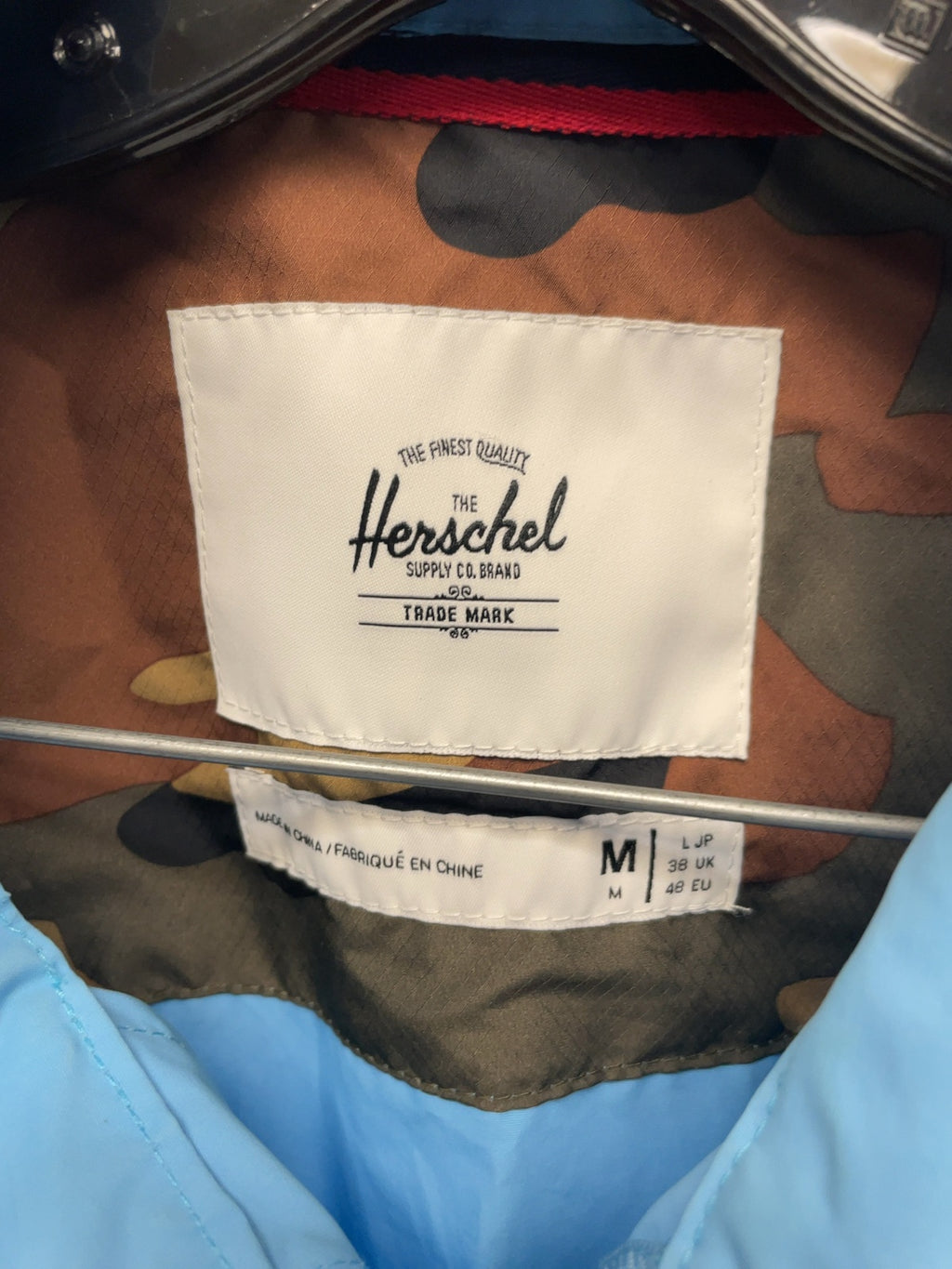 Herschel Jacket Shell Medium Blue