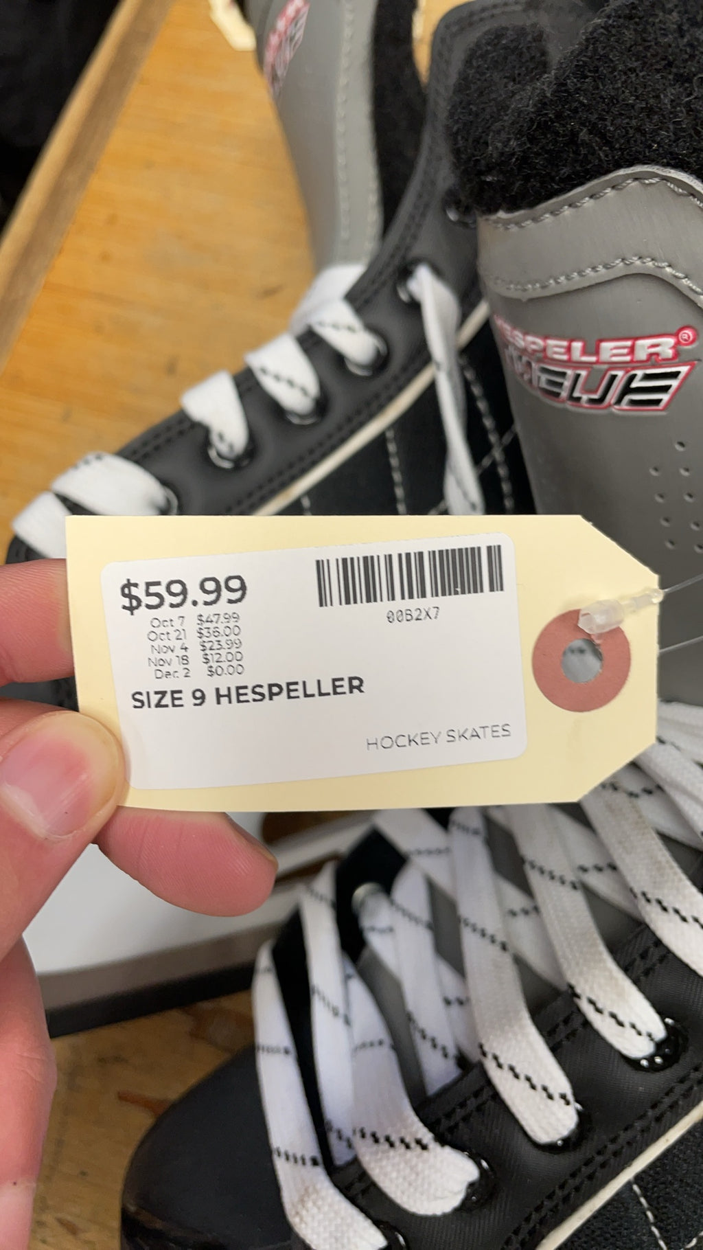 Hespeler Extreme Size 9 Hockey Skates