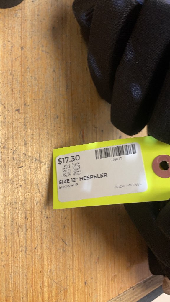Hespeler RTX Lite Hockey Gloves - 12"