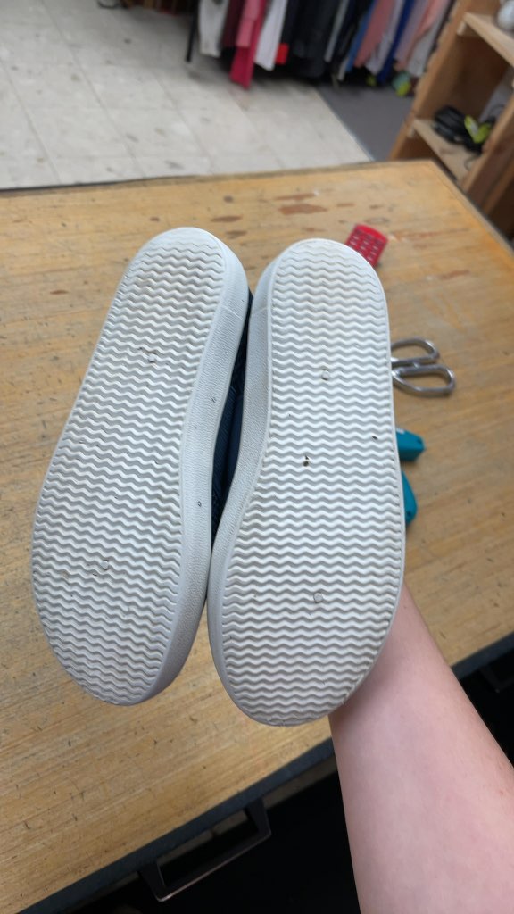 H&M Blue Mesh Slip-On Shoes - Size 1
