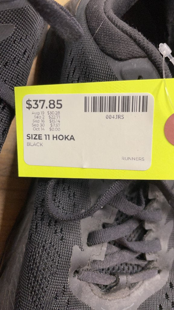 Hoka Running Shoes - Size 11 - Black