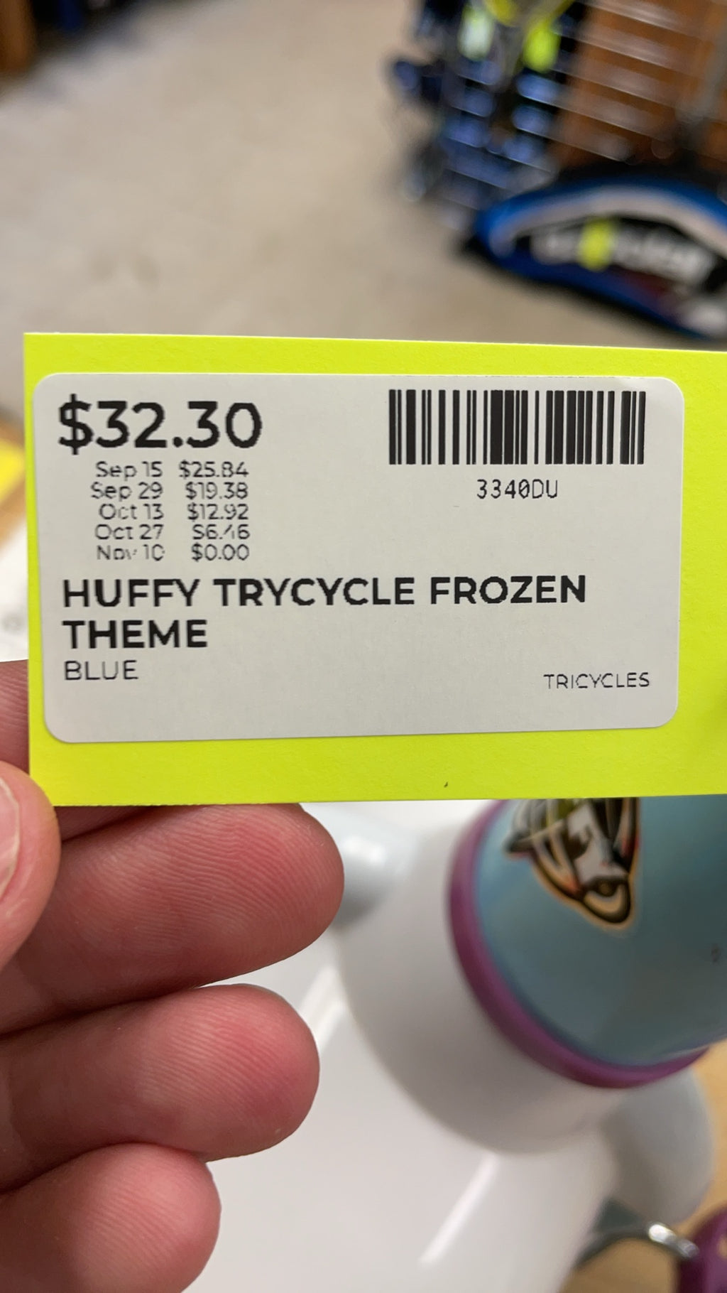 Huffy Frozen Theme Tricycle