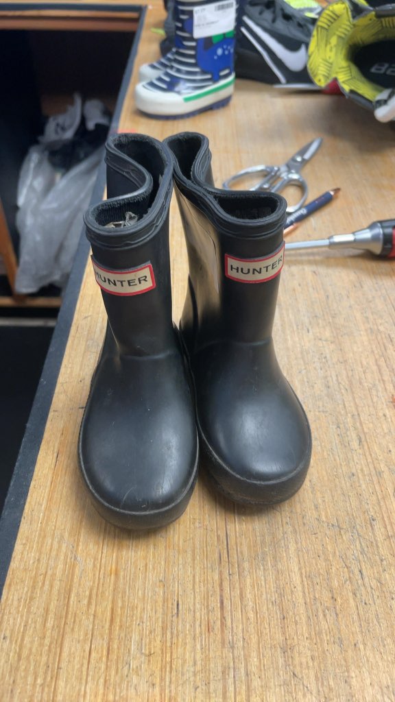 Hunter Kids' Rain Boots - Black, Size 4C